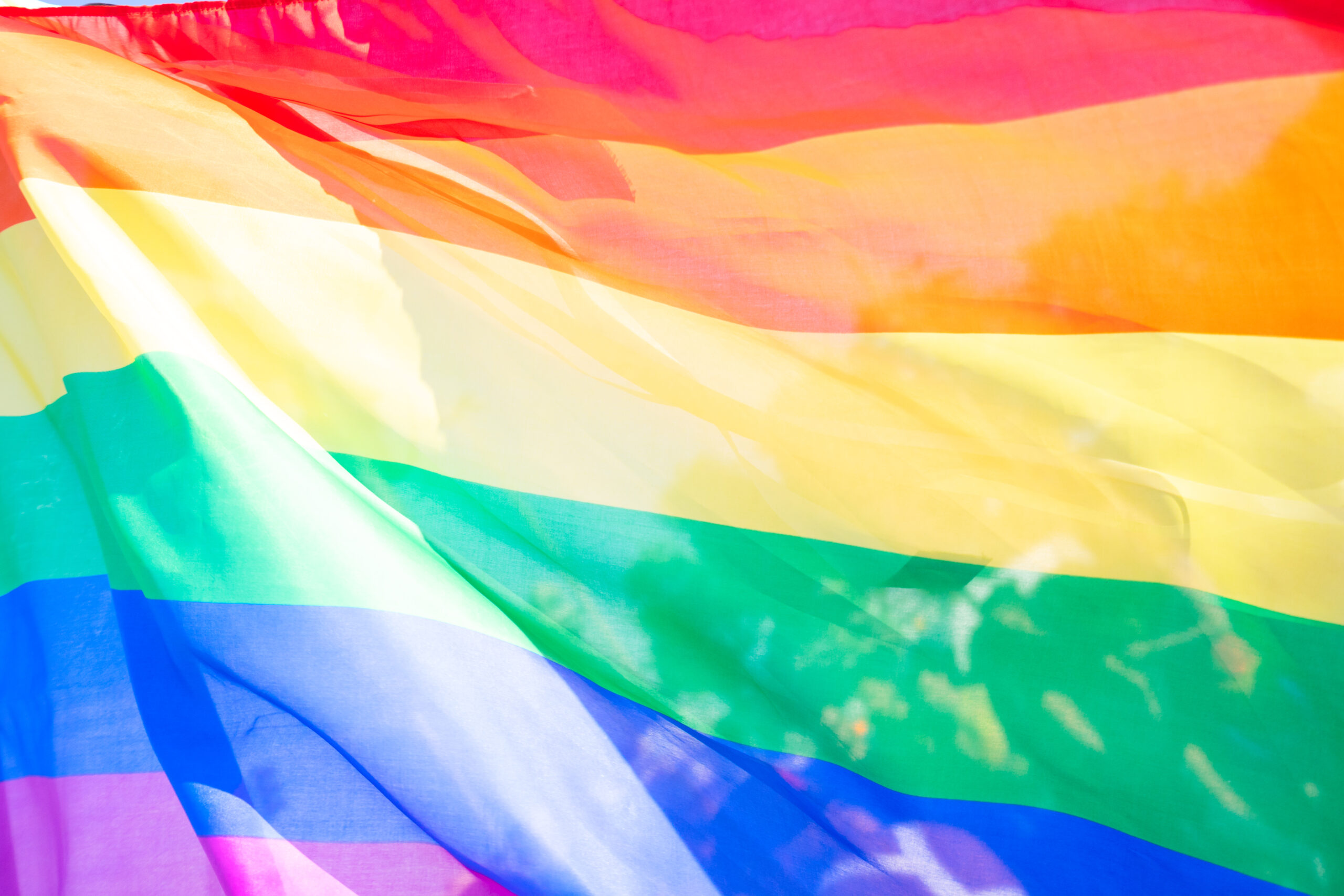 Rainbow flag background